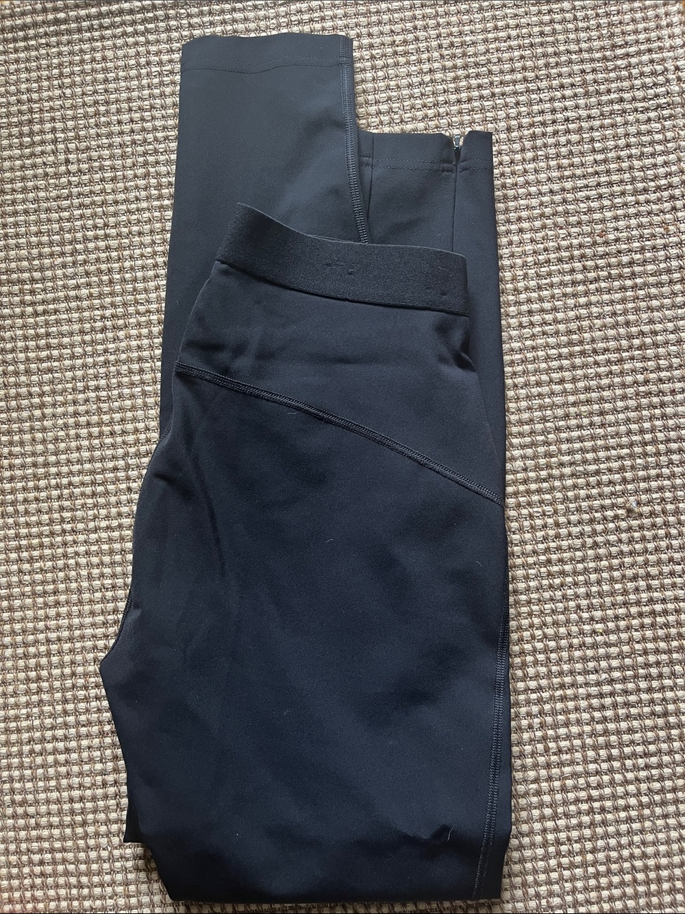 GAP Black Stretch Leggings with Branded Waist Tag